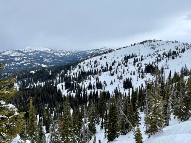 Looking North From Brundage Mountain Resort at Sgt's Mtn.