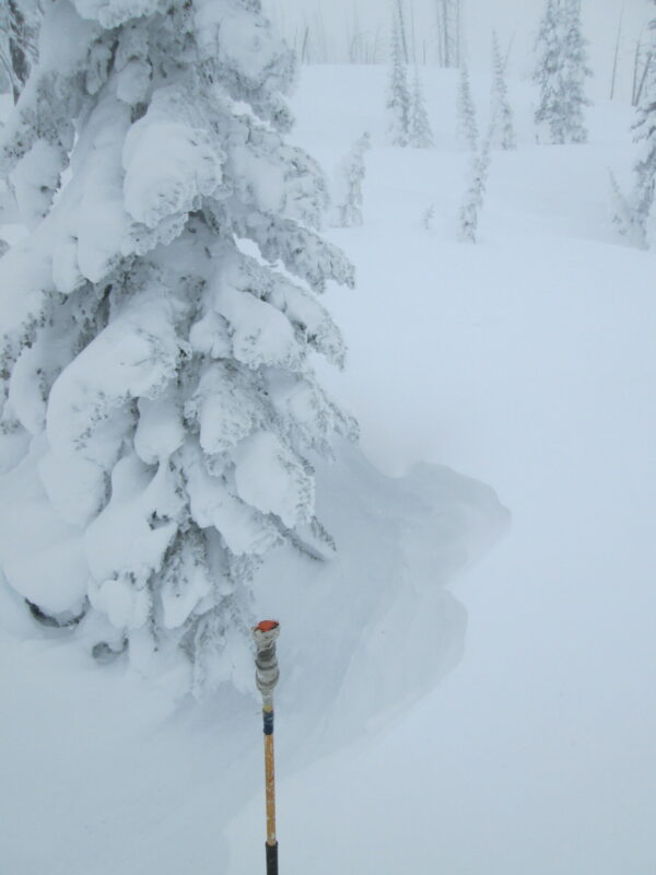 Large wind drifts 