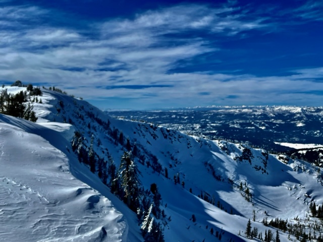 Natural Avalanche Crowns, about 8 inches deep, size D2 evidence was visible on N aspects of Granite Mtn that likely happened mid-storm, February 15th.  