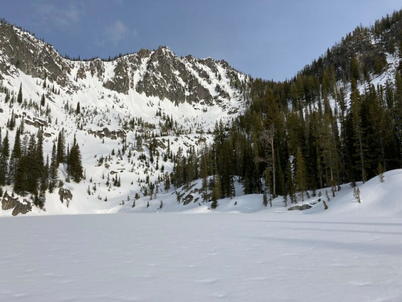 East face of Square Top from Square Top Lake