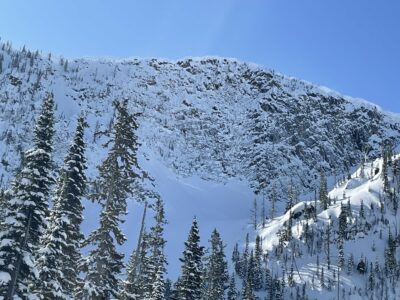 Mar 16, 2023: Snowslide post 3/14/23 event.