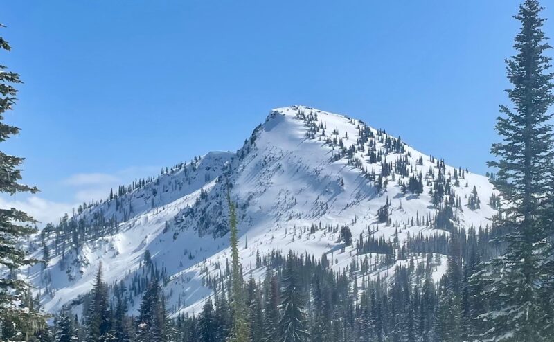 The entire North aspect (from NW to NE) of Granite Peak naturally avalanched (N-SS-R4.5-D4) at the end of the storm cycle on Tuesday or Wednesday. 