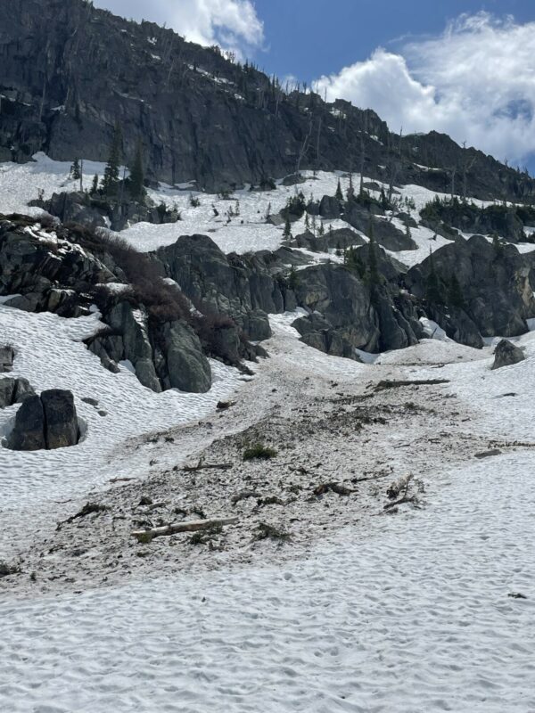 Another look at wet slide avalanches.
